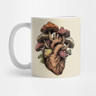 Mushroom Heart Mug